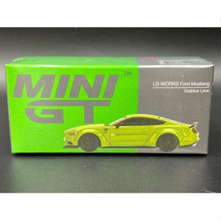 MINIGT / LB-WORKS Ford Mustang Grabber Lime