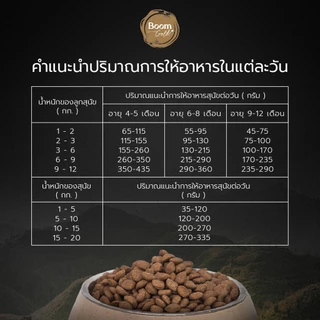 Boom Gold อาหารสุนัข รสเนื้อวัว 1 KG เกรดพรีเมียม โปรตีนจากเนื้อสัตว์แท้ ช่วยบำรุงผิวหนังและขน ลดอาการแพ้ ด้วยกลูโคซามีน