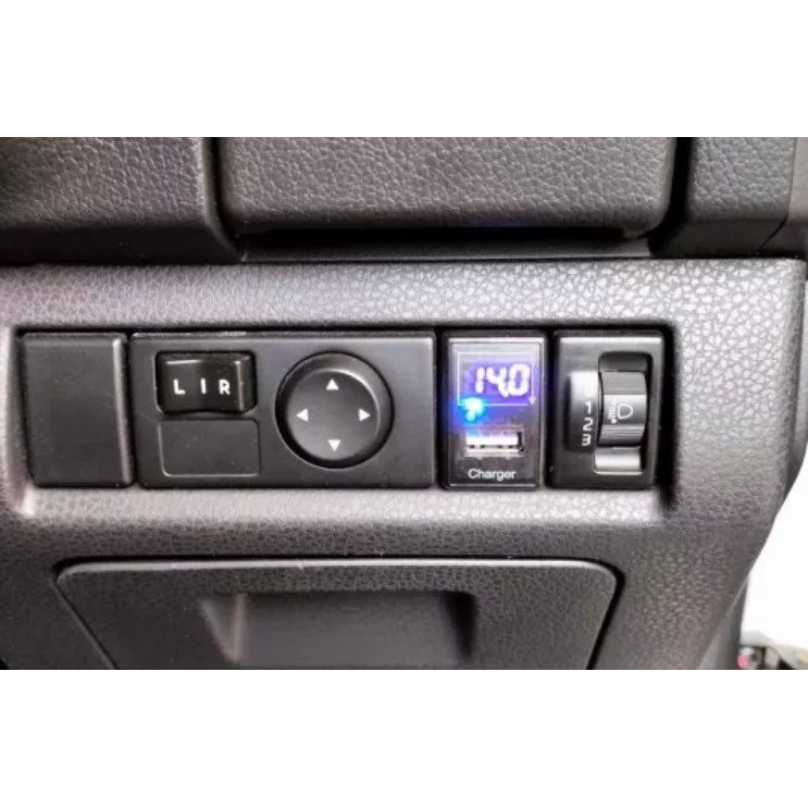 USB + วัด Volt Meter ตรงรุ่น All New Isuzu V-CROSS ปี 2012-2019 พร้อมปลั๊กตรงรุ่น พร้อมส่งจากไทย ราคา ถูกที่สุด ดีลบีเคเค แกลเลอรีภาพที่ 5