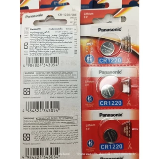 ถ่านกระดุมแท้ล้าน% Panasonic cr1220 ตรงรุ่นสำหรับ G-Shock GA-100 110 โดยเฉพาะ