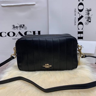 🔥ผ่อนได้🔥Coach สะพายข้าง Size 24 cm งาน Hiend อุปกรณ์ : ถุงกระดาษ + ใบเสร็จ