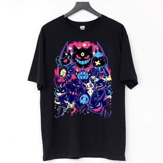 เสื้อยืดคอกลม แขนสั้น ผ้าฝ้ายแท้ พิมพ์ลายโปเกม่อน ปิกาจู Mumu Gengar Super Dream Duck แฟชั่นฤดูร้อน สําหรับผู้ชาย