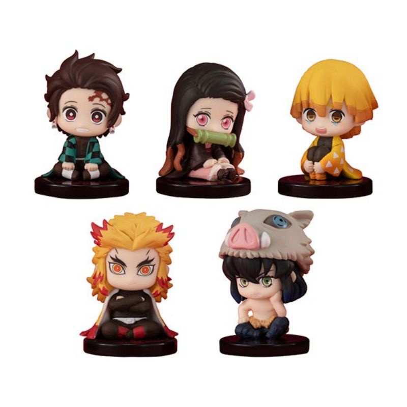 Kimetsu No Yaiba ดาบพิฆาตอสูร Gashapon Figure Suwarasetai นั่งจ๋อง