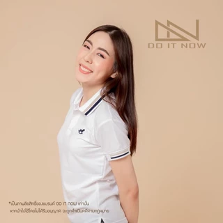 เสื้อโปโล รุ่น Rocking Horse 🔥สีขาว🔥 (หญิง) By Doitnow สินค้าคุณภาพ จากแห่งผลิตโดยตรง!!