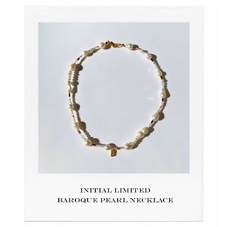 Valleydarley - สร้อยคอ Initial Limited Baroque Pearl Necklace