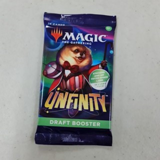 Magic the gathering draft booster Unfinity mtg เปิดซอง