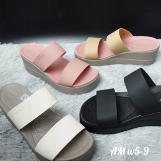 crocs brooklyn mid wedge ผู้หญิง w5-w9