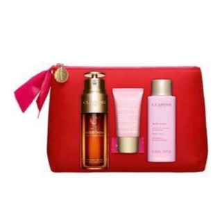 เซต Clarins Double Serum &amp; Multi-Active Day Set 3 Items + Bag