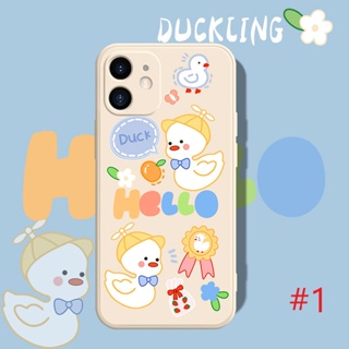 The ducklings are cute เคสไอโฟน iPhone 13 11 14 pro max เคส 14plus 8พลัส case 12 pro X Xr Xs Max เคส นิ่ม cover 7 8 plus