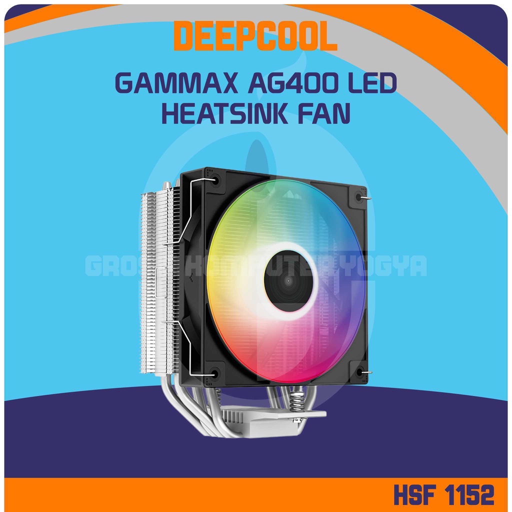 DeepCool Gammax AG400 LED Hydro Bearing Intel AMD ฮีทซิงค์พัดลมคูลเลอร์