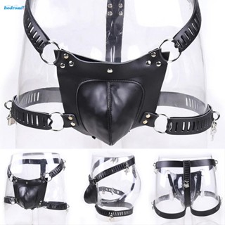 【HODRD】Mens Thong G-String Gay Jockstrap PU PU Leather Sissy T-Back Underwear【Fashion】