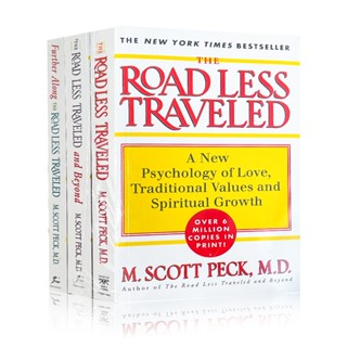 หนังสือภาษาอังกฤษ Further Along The Road Less Traveled Classic Psychology of Love แบบดั้งเดิม