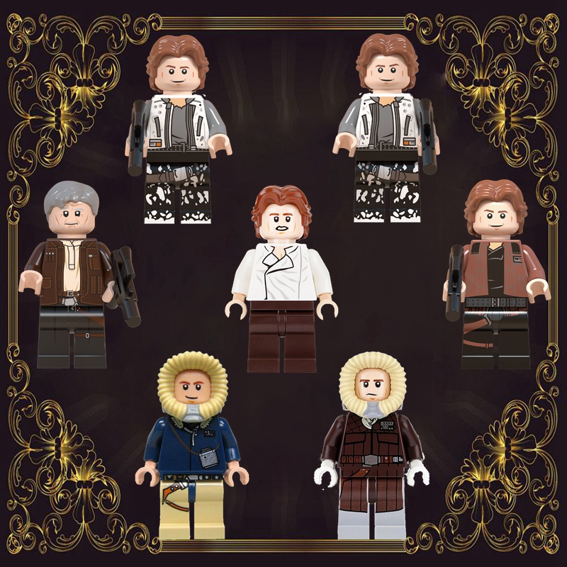ของขวัญวันเกิดการศึกษาของเล ่ นสําหรับเด ็ ก DIY Building Blocks Minifigures อิฐภาพยนตร ์