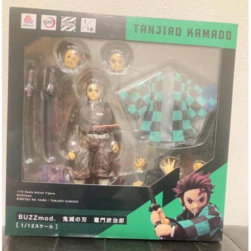 【Direct from japan】Demon Slayer Kimetsu Tanjiro Kamado figure 1/12 ANIPLEX BUZZmod Japan Import Toy