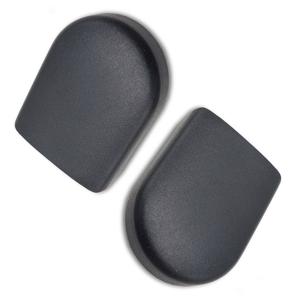 ฝาครอบก้านปัดน้ำฝน 2 ชิ้น สีดำ ใส่ อีซูซุ ดีแม็กซ์ บลูพาวเวอร์ วีคอส Isuzu D-Max Blue Power V-Cross 