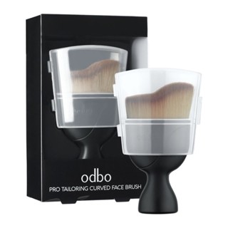 แปรงปัดแก้ม โอดีบีโอ โปร เฟส บลัช ODBO Pro Tailoring Curved Face Brush แปรงลงรองพื้น