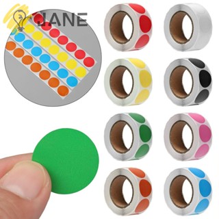 JANE 500Pcs/Roll Cute Dot Labels Stickers Home Decor Sticker Seal Labels Gift Packaging Package Label Label Color Birthday Party Supplies Stationery Scrapbooking/Multicolor