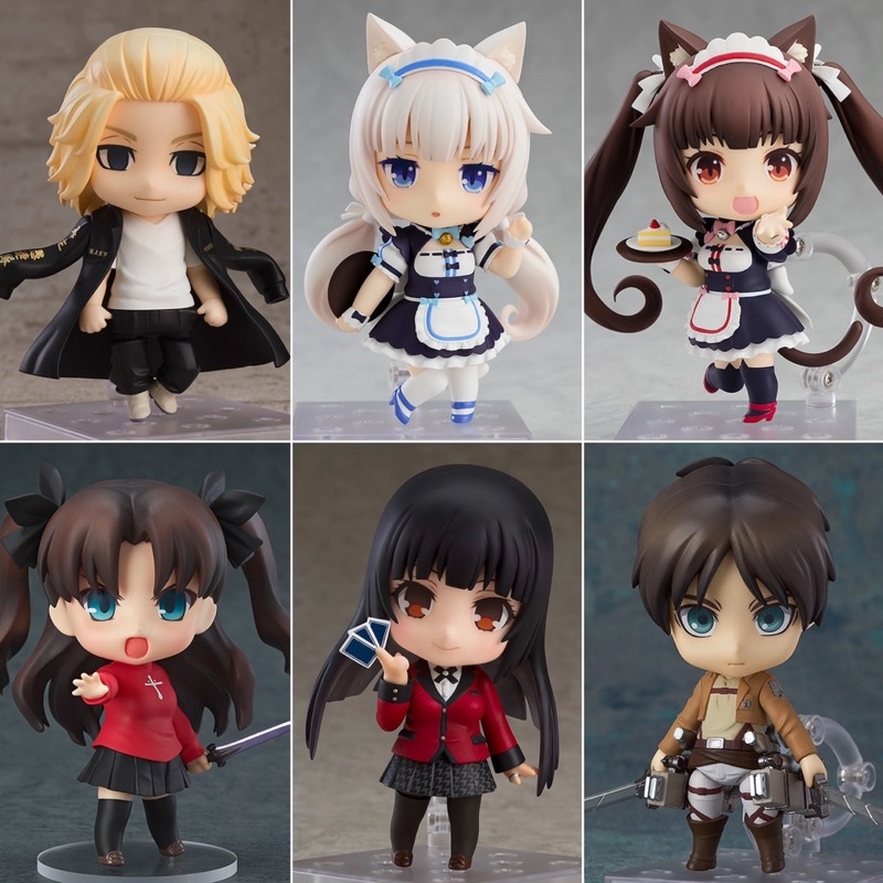 *พร้อมส่งจ้า* Nendoroid Mikey, Chocola, Vanilla, Eren, Yumeko, Tohsaka Rin เนนโดรอย โมเดล ฟิกเกอร์ ด๋อย #งานจีน