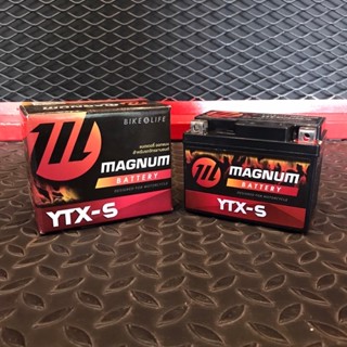 แบตเตอรี่แห้งรถมอเตอร์ไซด์ MAGNUM รุ่น YTX-5 (12V 5AH) ใช้กับรถรุ่น  HONDA: SONIC/ CLICK-ISCOOPY-I /DREAM