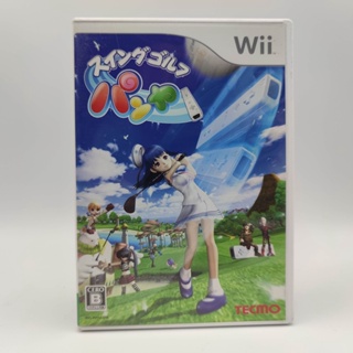 Swing Golf Panya Wii แผ่นมีรอยบ้าง เล่นได้ แผ่นแท้ Wii JP +มีกล่องใสสวมเพื่อเก็บสะสมให้+