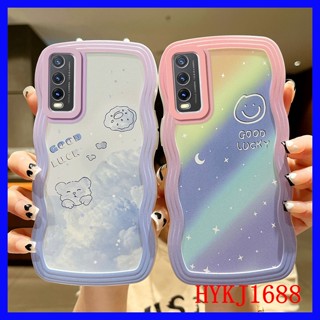 เคส Vivo Y12S เคส Vivo Y20 เคส Vivo Y20S เคส Vivo Y20SG Y12A Y20S G tpu ซิลิโคน ลายคลื่น เคสป้องกัน เคสนิ่ม