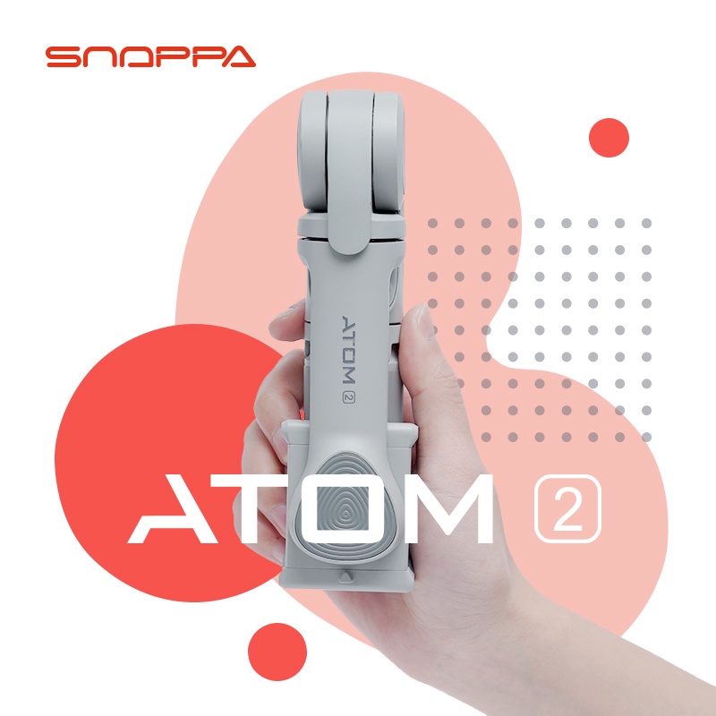 Snoppa ATOM 2 3-Axis ขาตั้งกล้องสมาร์ทโฟน Vlog บลูทูธ ชาร์จเร็ว สําหรับ Huawei XiaoMi