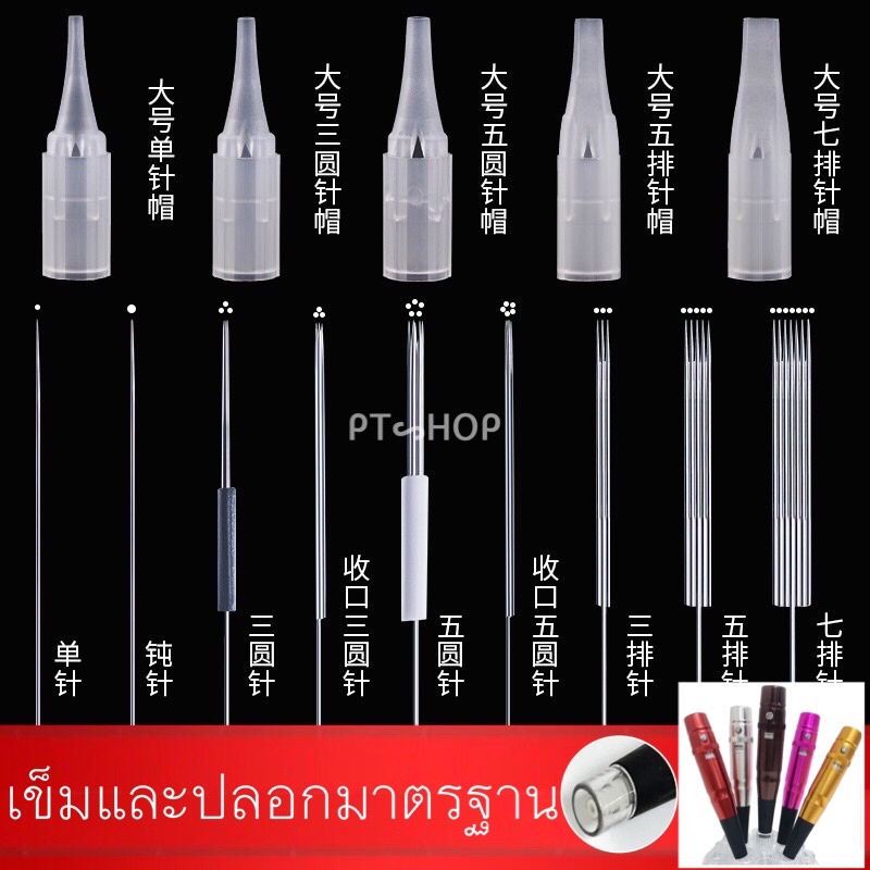 🪡อุปกรณ์เสริมซอง(สีเขียว) สำหรับงานเพ้นท์คิ้ว ตา ปาก มีทุกเบอร์🇹🇭ส่งในไทย✨