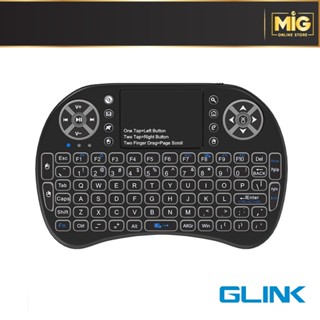 GLINK Mini Keyboard 2.4 Ghz Touchpad คีย์บอร์ดไร้สาย แป้นพิมพ์ภาษาไทย รุ่น GKB-220