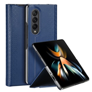 Dux DUCIS Samsung Galaxy Z Fold4 5G เคสโทรศัพท์หนัง PU ฝาพับ บางมาก กันกระแทก พร้อมช่องใส่บัตร สําหรับ Galaxy Z Fold 4 5G Phone Casing