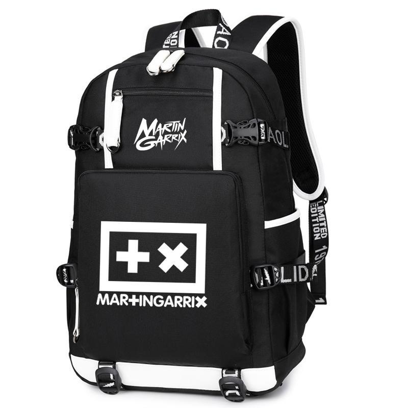 ☋ ₪♦☸Martin Garrix Jr. Martin Garrix Top 100 DJ กระเป๋าเป้สะพายหลัง Avicii กระเป๋าเป้อเนกประสงค์