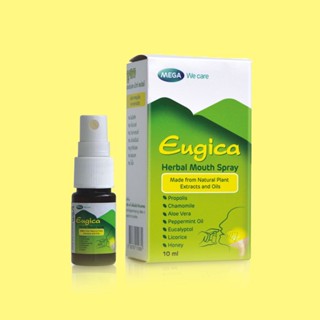 Eugica Herbal Mouth Spray MEGAยูจิก้า เฮอร์บอล เม้าท์ สเปรย์10ml 7599Exp.06/06/2025