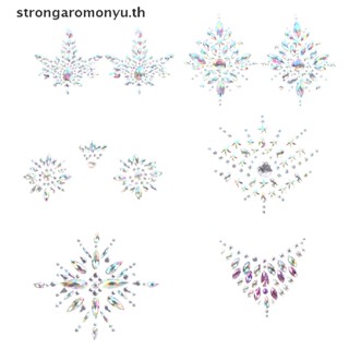 Strongaromonyu สติกเกอร์คริสตัล เพชร สําหรับติดตกแต่งหน้าอก