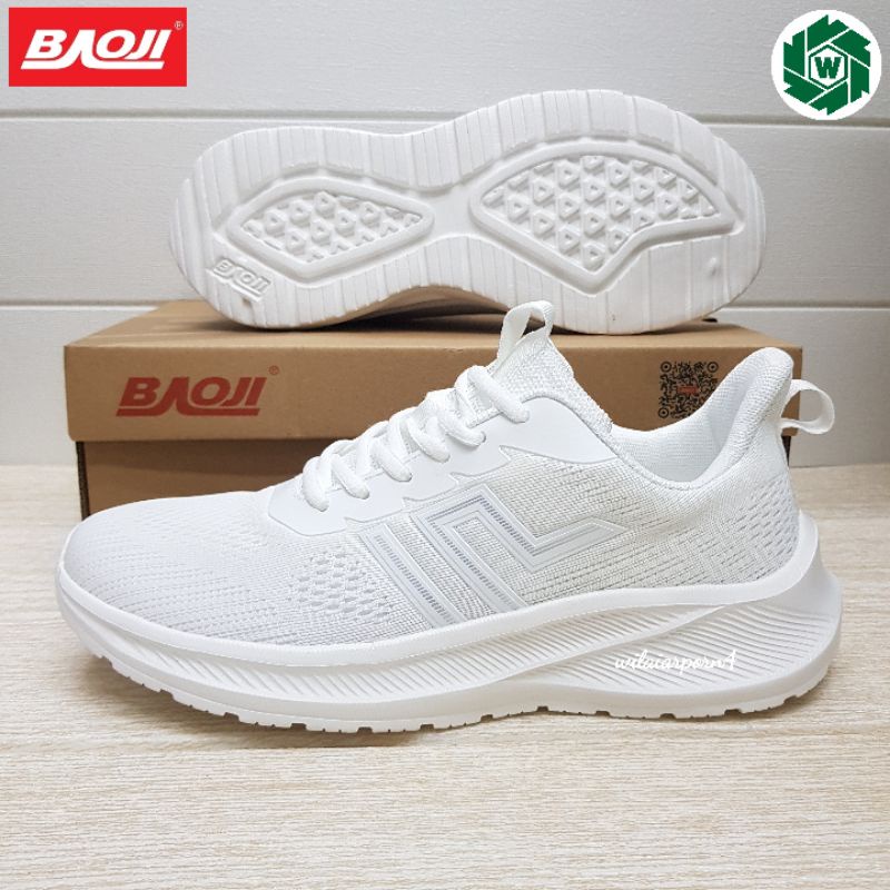Baoji BJM721 รองเท้าผ้าใบชาย ไซส์ 41-45 สีดำ / สีดำ-ขาว / สีกรม / สีเทา / สีขาว ของแท้ 100% ซส.