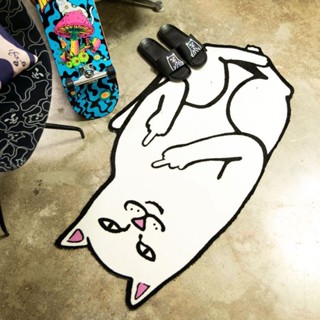 SLUM LTD - RIPNDIP F22 Lord Nermal 4ft Rug White