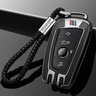 Genuine leather paste zinc alloy car key case cover for BMW E30 E34 E36 E39 E46 F10 F11 F31 G30 X1 F48 X3 X4 X5 M1 M2 M3