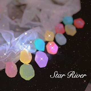 พร้อมส่ง!! ผงกากเพชร กลิตเตอร์ รุ่น Star river Glitter ผงชิมเมอร์ สีผสม (03PD006)