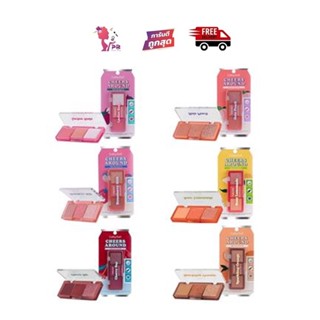 PBCOSMOSHOP Cathy Doll Cheers Around Trio Eye Palette 2g. เชียร์ อะราวด์ ทรีโอ อายแชโดว์ พาเลท มี 6 เฉดสี