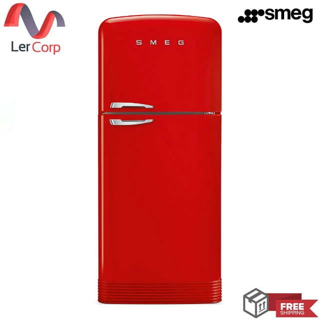 ตู้เย็น Smeg สไตล์ 50's Retro รุ่น FAB50RRD5 สีแดง