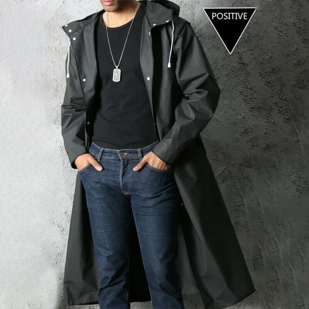 เสื้อกันฝน Trench Coat กันน้ำ สำหรับผู้ชายและผู้หญิง thumbnail 5