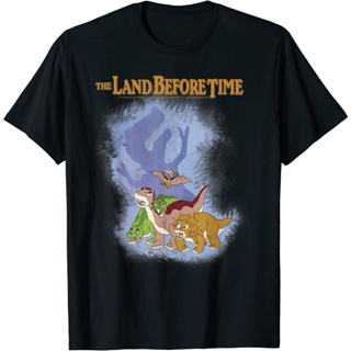 Land Before Time Sharptooth Shadow T-Shirt. Fashion Clothing Tops For Boys Girls Boys Girls Distro Character 1-12 Years