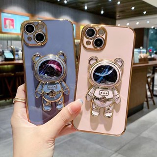 เคสโทรศัพท์ซิลิโคน TPU แบบนิ่ม ลายนักบินอวกาศ มีป็อบอัพ สําหรับ OPPO Realme C55 C53 C30S C30 C33 C35 C31 C21Y C25Y C11 2021