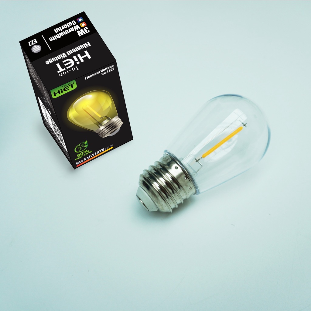 HIET LED Filament Vintage 3w Warmwhite หลอดวินเทจ รูปที่ 4