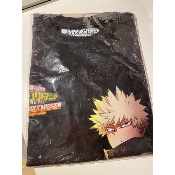 เสื้อ My hero academia The movie Heroes’ Mission บาคุโก คัตจัง ของแท้