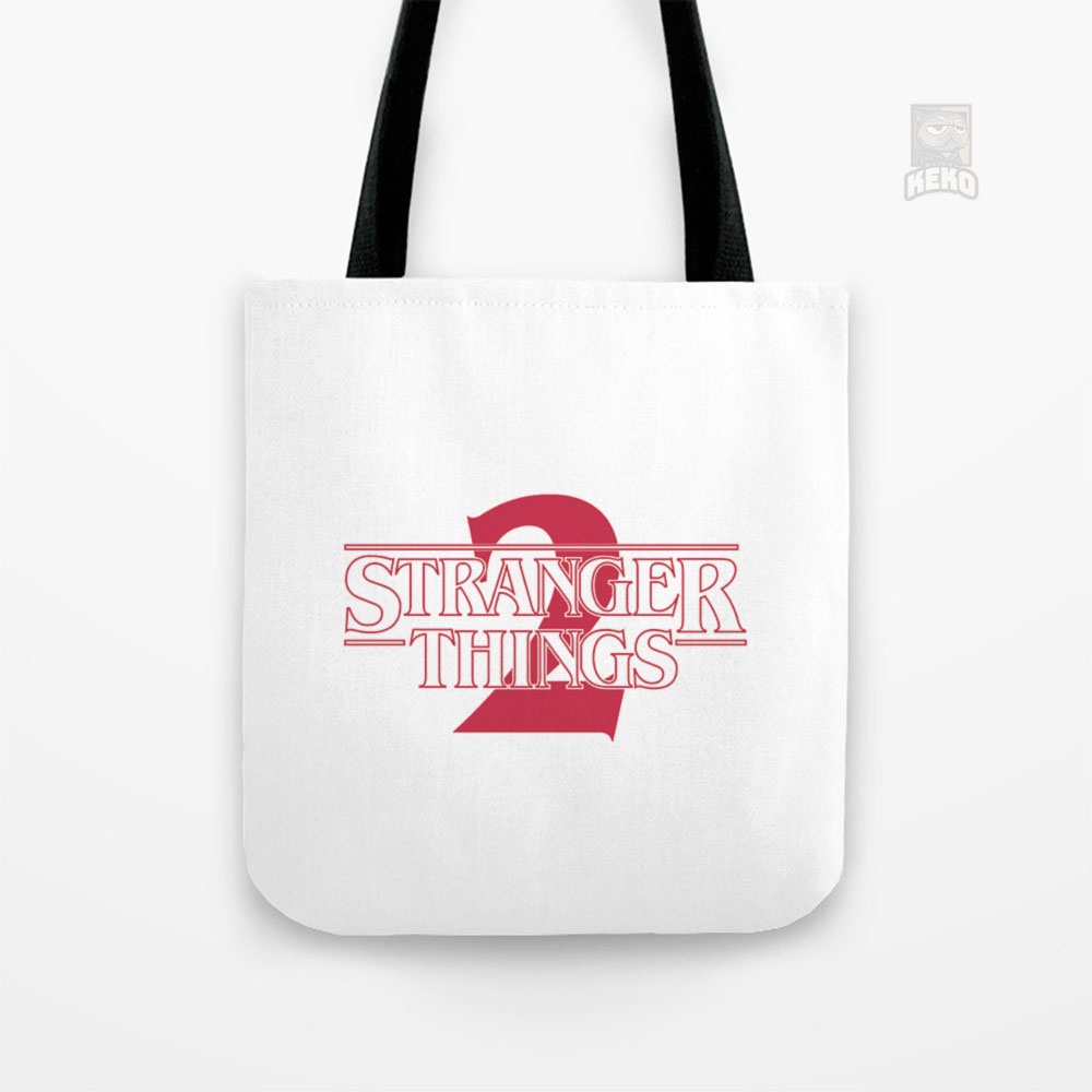New Stranger Things Logo Canvas Tote Bag (10 ตัวเลือก)