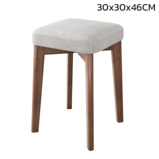 เก้าอี้ไม้ เบาะนุ่ม รับน้ำหนักได้ 150 KG Wood Chair occomall