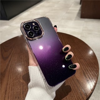 【Glitter phone case/Purple】เคส compatible for iPhone 15 pro max case hard case