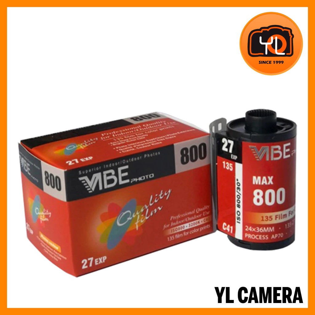 VIBE Max 800 ฟิล์มสี ISO 800 135 Negative Film