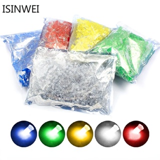 1000PCS Diameter 3mm 5mm LED Lamp Bead Bubble LED F3 F5 Red Green Yellow Blue White Straight Into The Whole Pack F3 F5 LED Diode