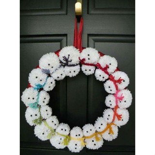 พวงมาลัยคริสต์มาส  Christmas Wreath size 25 cm