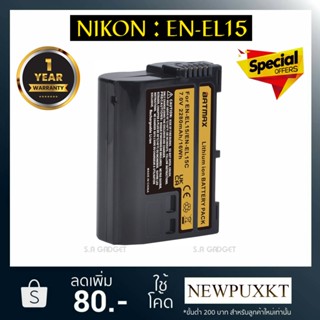 battery charger nikon enel15 en-el15 เเบตเตอรี่ เเท่นชาร์จ กล้องnikon D600 D610 D800 D810 D7000 D7100 D7200 D750